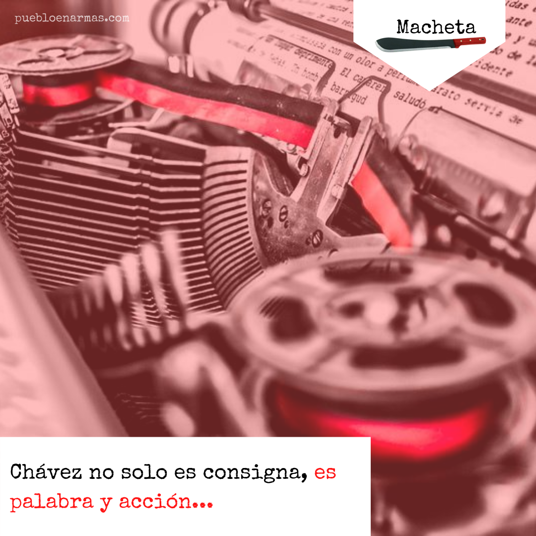 Chávez no solo es consigna…