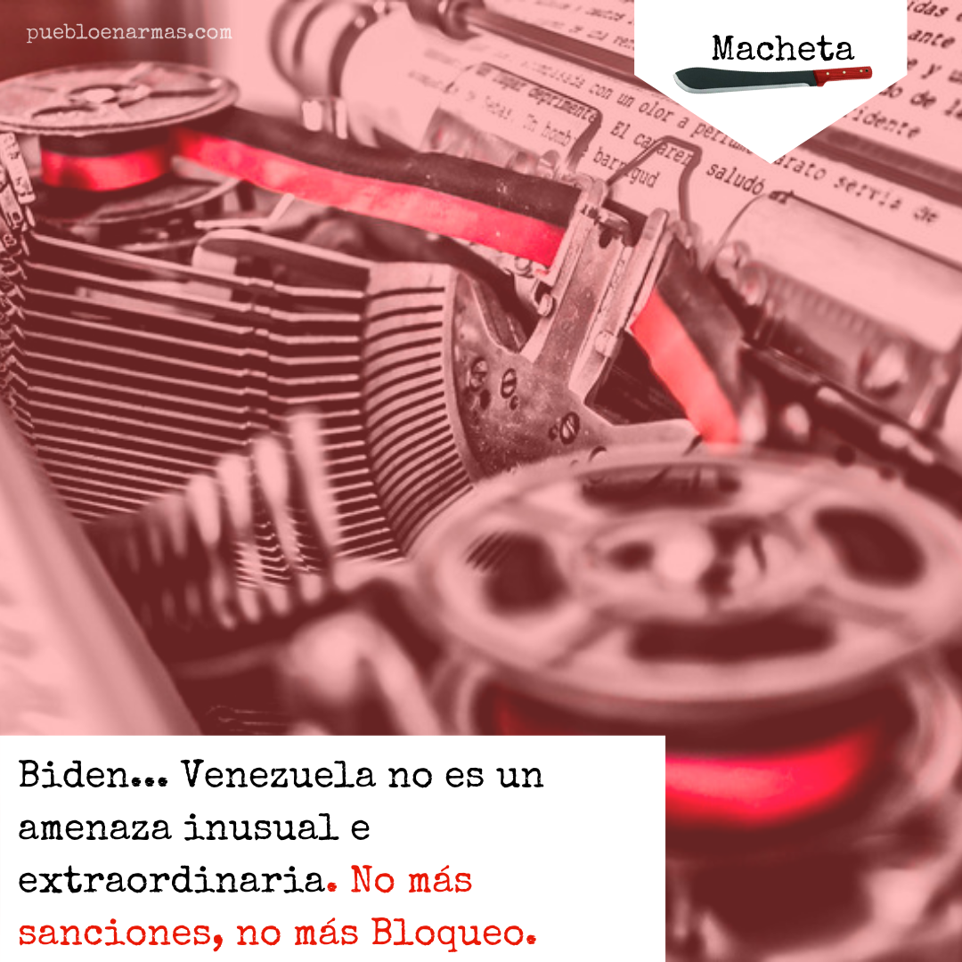 No más sanciones, no más bloqueo…