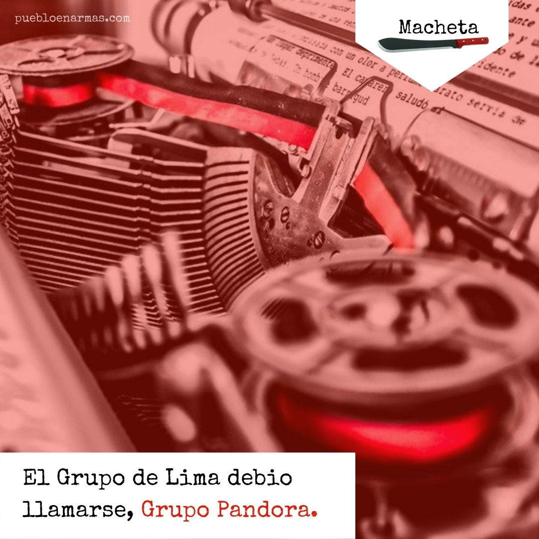 El Grupo de Limas debio llamarse, Grupo Pandora.