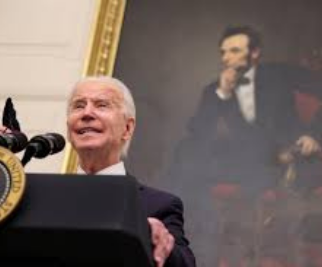 Biden se burló de Abraham Lincoln