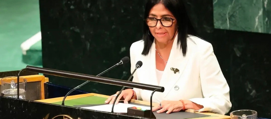 Delcy en las Naciones Unidas.